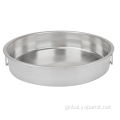 Stainless Steel Serving Tray Round Stainless Steel Food Pan Factory